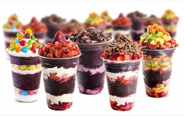  3 Copos de  Açaí  300ml